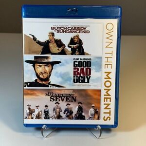 Classic‎ Western Films Blu Ray Collection Butch Cassidy Sundance Kid Good Bad